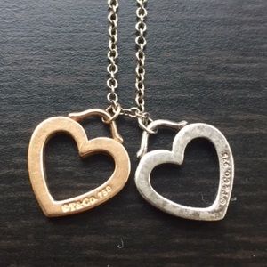 Tiffany & Co. Double Heart Necklace